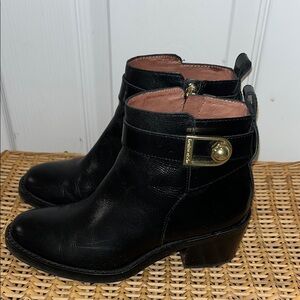 LOUISE ET CIE Vincenzo leather ankle bootie